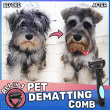 All-in-1 Pet Dematting Comb