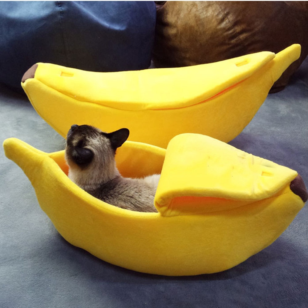 The Banana - Hideaway Cat Bed