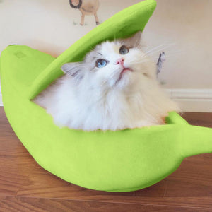 The Banana - Hideaway Cat Bed