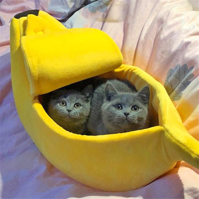 The Banana - Hideaway Cat Bed